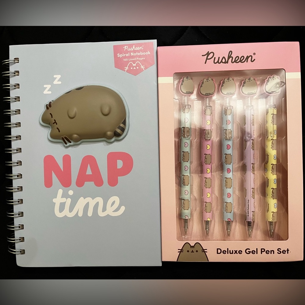 PUSHEEN Squishy Notebook & Pen Set